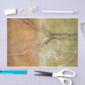 Abstrakte Silhouette-Malerei auf TAN-Hintergrund Seidenpapier (Handwerk)