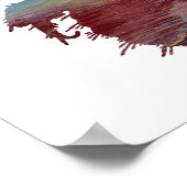 Abstrakte Silhouette Poster (Ecke)