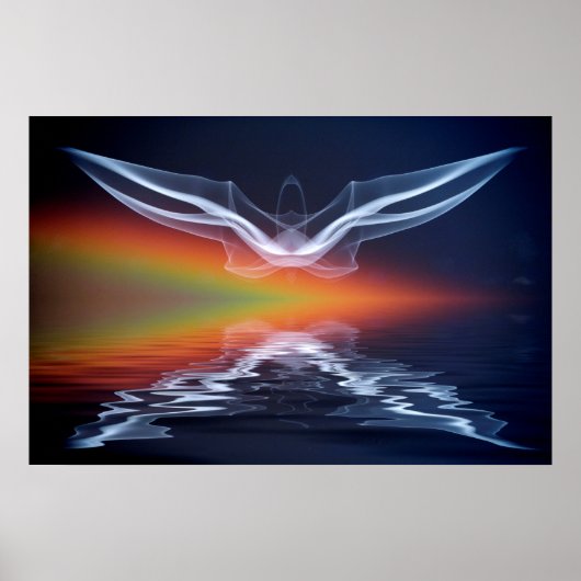 Abstrakte Silhouette Poster (Vorne)
