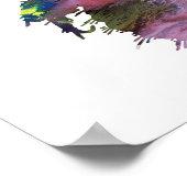 Abstrakte Silhouette Poster (Ecke)