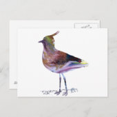 Abstrakte Silhouette Postkarte (Vorne/Hinten)