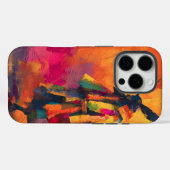 Abstrakte Silhouette Samurai Warrior Case-Mate iPhone Hülle (Rückseite (Horizontal))