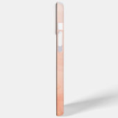 Abstrakte Silky Orange Herzlinie Case-Mate iPhone Hülle (Rückseite / Links)