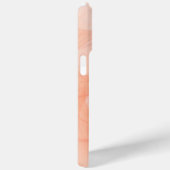 Abstrakte Silky Orange Herzlinie Case-Mate iPhone Hülle (Rückseite / Rechts)