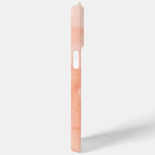 Abstrakte Silky Orange Herzlinie Case-Mate iPhone Hülle (Rückseite / Rechts)