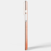 Abstrakte Silky Orange Herzlinie Case-Mate iPhone Hülle (Rückseite / Links)