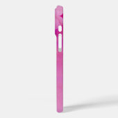 Abstrakte Silky Pink-Herz-Linie individuell Case-Mate iPhone Hülle (Rückseite / Links)
