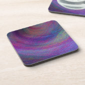 Abstrakte, simulierte Metallic Paint Untersetzer (Linke Seite)