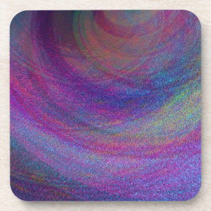 Abstrakte, simulierte Metallic Paint Untersetzer
