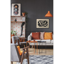 Abstrakte Sinfonie - Fett Schwarz & Beige