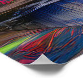 Abstrakte Skyline von Dayton, Ohio Poster (Ecke)