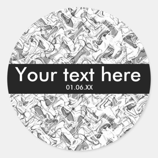 Abstrakte Smoke Grunge Boys Stickers (Vorderseite)