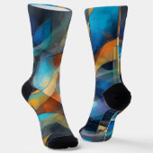 Abstrakte Socken (Gewinkelt)