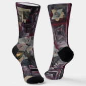 Abstrakte Socken (Gewinkelt)