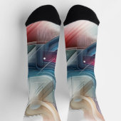 Abstrakte Socken - Modernes Design (Oben)