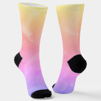abstrakte Socken "Warm Sunrise"