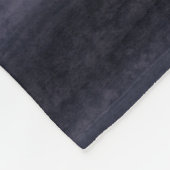 Abstrakte Soft Hues Deep Blue & Gold Fleecedecke (Ecke)
