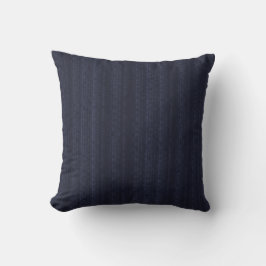 Abstrakte Soft Hues Deep Blue Subtile Strip Kissen