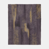 Abstrakte Soft Hues Deep Plum Fleecedecke (Vorderseite)