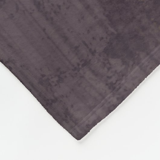 Abstrakte Soft Hues Deep Plum Fleecedecke (Ecke)