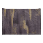 Abstrakte Soft Hues Deep Plum Kissenbezug (Rückseite-Rechts)