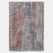 Abstrakte Soft Hues Grau Beige Dusty Rose & Lila Decke (Vorderseite Vertikal)