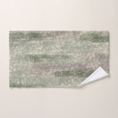 Abstrakte Soft Hues Grau Beige Moss & Stone Badhandtuch Set (Handtuch)