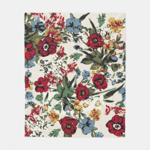 Abstrakte solide Blume, alles über Design Fleecedecke
