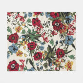 Abstrakte solide Blume, alles über Design Fleecedecke (Vorderseite (Horizontal))