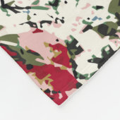 Abstrakte solide Blume, alles über Design Fleecedecke (Ecke)