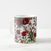 Abstrakte solide Blume, alles über Design Kaffeetasse (Vorderseite Links)
