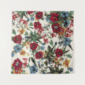 Abstrakte solide Blume, alles über Design Wandteppich (Vorderseite (Horizontal))