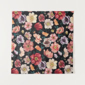 abstrakte, solide Blume, vollständige Anordnung üb Wandteppich (Vorderseite)