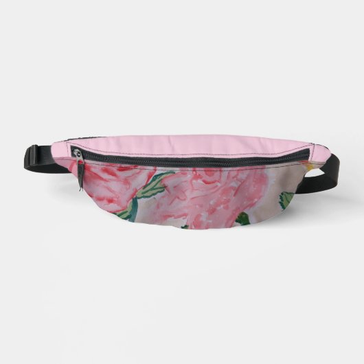 Abstrakte Sommer-Rose Bum Bag Bauchtasche (Vorderseite)
