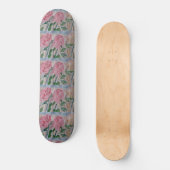 Abstrakte Sommer-Rose Skateboard (Vorderseite)