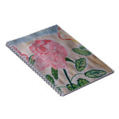 Abstrakte Sommer-Rose SpiralNotebook Notizblock (Rechte Seite)