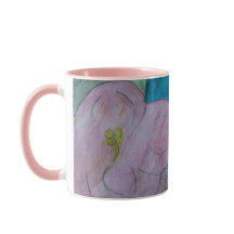 Abstrakte Sommer-Tasse