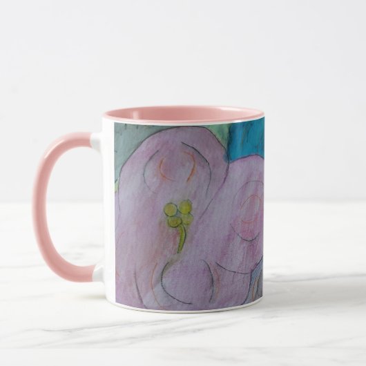 Abstrakte Sommer-Tasse Tasse (Links)