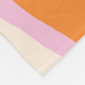 Abstrakte sommerliche künstlerische Illustrationsm Fleecedecke (Ecke)