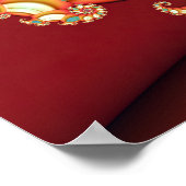 Abstrakte Sommerzeit Poster (Ecke)