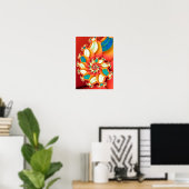 Abstrakte Sommerzeit Poster (Heimbüro)