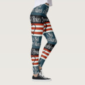Abstrakte Songs Leggings (Rechts)
