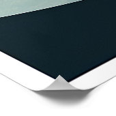 Abstrakte Sonne, Sand, Ozean Poster (Ecke)