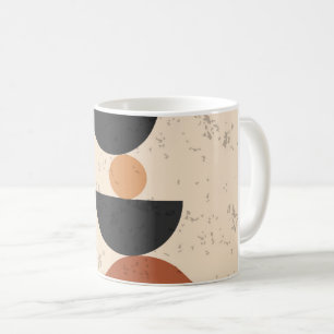 Abstrakte Sonne und Mond Kaffeetasse