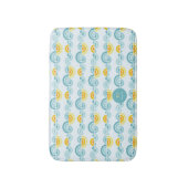 Abstrakte Sonne und Wolken Badematte (Vorderseite Vertikal)