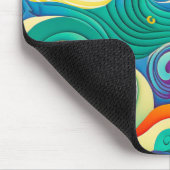 Abstrakte Sonnenbänke Art Illustration Mousepad (Ecke)