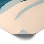 Abstrakte Sonnenbeleuchtung, minimalistischer Sonn Poster (Ecke)