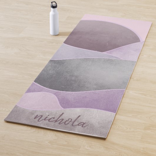 Abstrakte Sonnenberge Personalisiert Yogamatte (Beispiel)