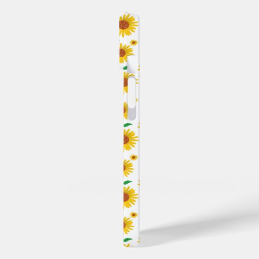 Abstrakte Sonnenblume Case-Mate iPhone Hülle (Rückseite / Links)