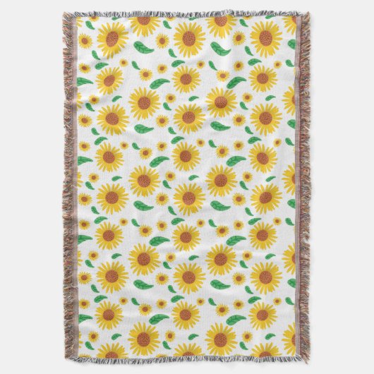 Abstrakte Sonnenblume Decke (Vorderseite Vertikal)